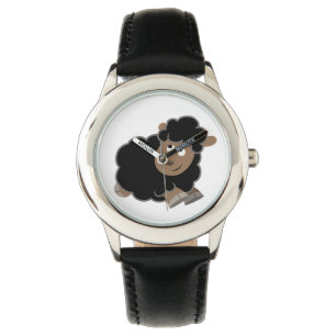 Cute Mischievous Tecknad Sheep Watch Armbandsur