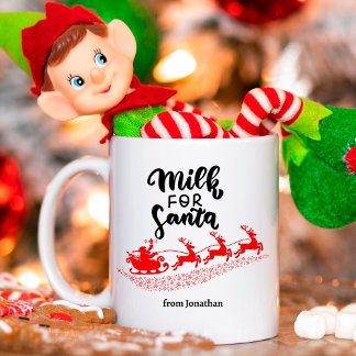 Cute Mjölk för jultomten Mugg