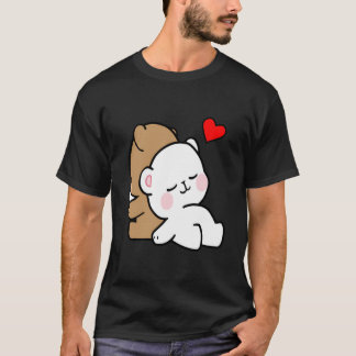Cute Mjölk Mocha Bedtime story Kiss Me Goodn T Shirt