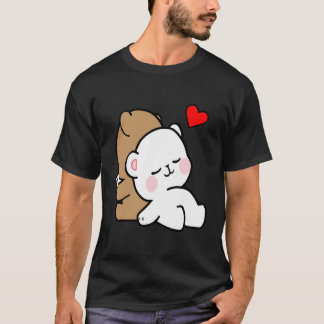 Cute Mjölk Mocha Bedtime story Kiss Me Goodn T Shirt