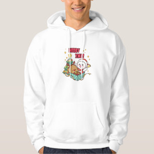 Cute Mjölk och Mocha merry_julafton Hoodie
