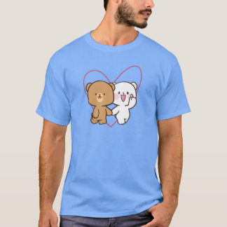 Cute mjölk och mocha t shirt
