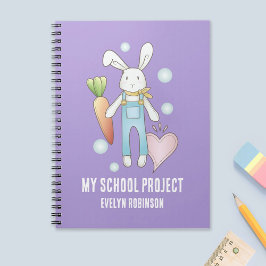 Cute Mjukisdjur Bunny Kids Anteckningsbok