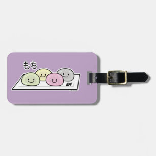 Cute Mochi glass ris tårta Japansk grönt te Bagagebricka