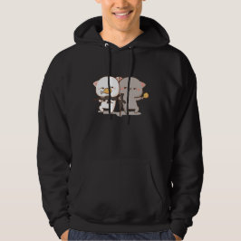 Cute Mochi Peach Cat Hoodie