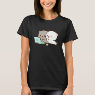 Cute Mochi Peach Cat T Shirt