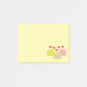 Cute Mochi Tecknad Teckning Post-it Block