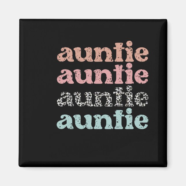 Cute Modern Auntie Magnet (Framsidan)