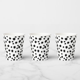 Cute Modern Black and White Dalmatian Spot Mönster