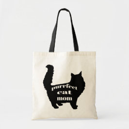 Cute Modern Black Cat Mamma Tygkasse