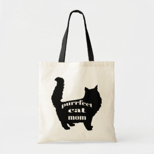 Cute Modern Black Cat Mamma Tygkasse