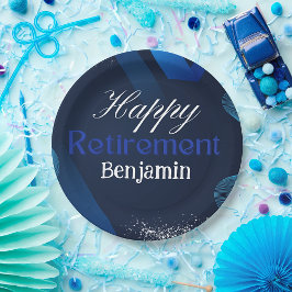 Cute Modern Blue and White Lycklig Pension