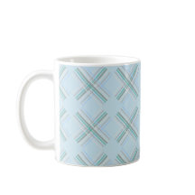 Cute Modern Blue Turcos Tartan Mönster