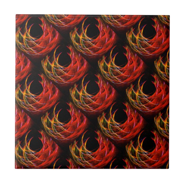 Cute Modern Boho Elegant Abstract Art Pattern #503 Kakelplatta (Framsidan)