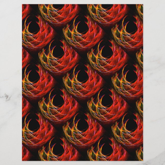 Cute Modern Boho Elegant Abstract Art Pattern #503 Reklamblad (Framsidan)