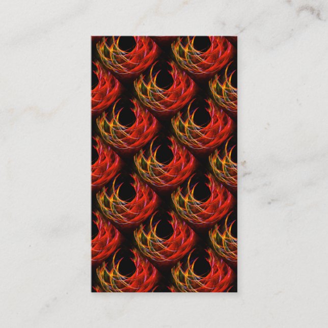 Cute Modern Boho Elegant Abstract Art Pattern #503 Visitkort (Framsida)