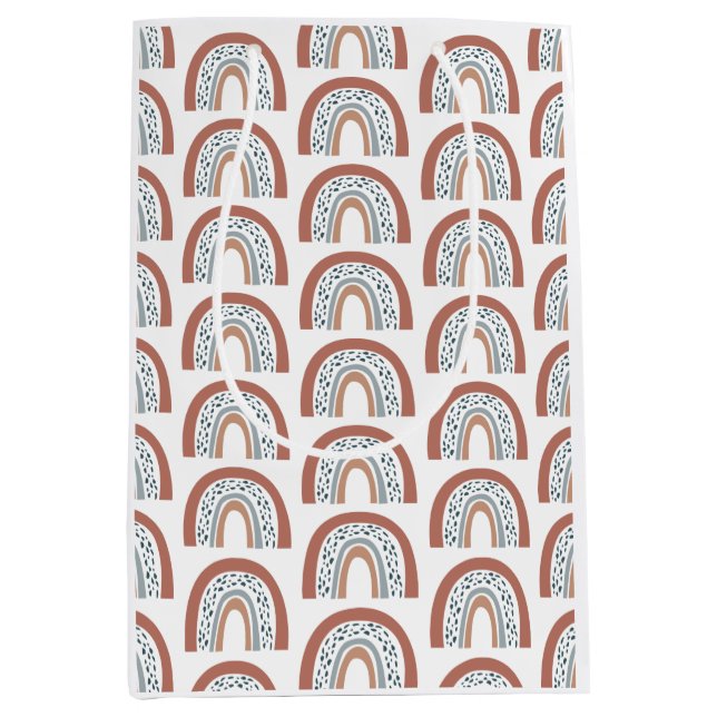 Cute Modern Boho Neutralt Rainbow (Framsidan)