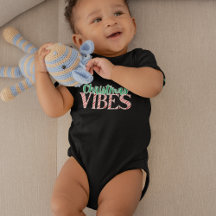 Cute Modern Candy cane jul Baby