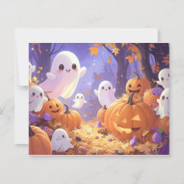 Cute Modern Catchy Lila Halloween