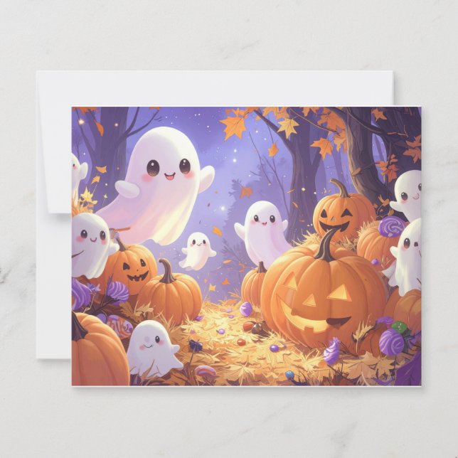 Cute Modern Catchy Lila Halloween (Framsida)