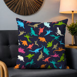 Cute Modern Colorful Roligt Dinosaur Kids Mönster Kudde<br><div class="desc">Den här moderna designen har en söt färgstark dinosaur mönster #home #decor #homedecor #stödor #throwdriver #cushions #cushions #sovkuponger #insida #inanddesign #stil #snyggt #mode #trendig # #coola #gåvor #gåvor #ungar #kidssovum #pojk #dinosaur #söt #prehistorisk eller</div>