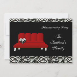 Cute Modern Furseinet Housework Party Inbjudningar