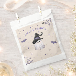 Cute Modern Ghost Halloween-Födelsedagsfest Cream