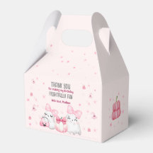 Cute Modern Ghost Halloween Födelsedagsfest Rosa