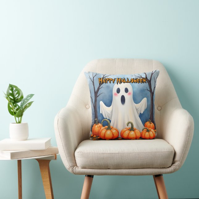 Cute Modern Halloween Spooky Collection Kudde (Stol)