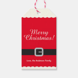 Cute Modern Helgdag juljul Presentetikett