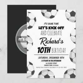 Cute Modern-idrottare Barns födelsedag Inbjudningar