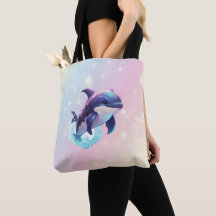 Cute Modern Kawaii Orca Killer Whale Rosa och Blue