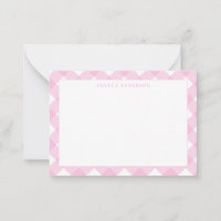 Cute Modern Pastel  Rosa Gingham Play Check