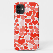 Cute Modern Red Heart Mönster