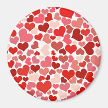 Cute Modern Red Heart Mönster