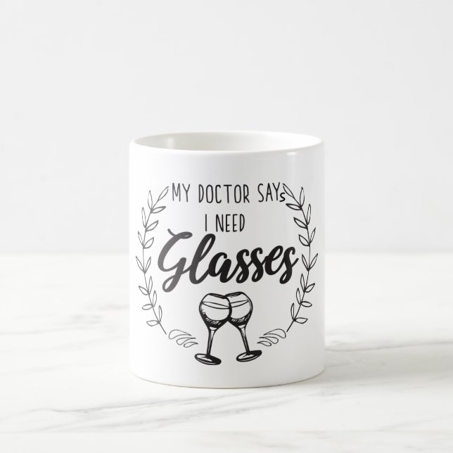Cute Modern Roligt-offert Kaffemugg (Center)