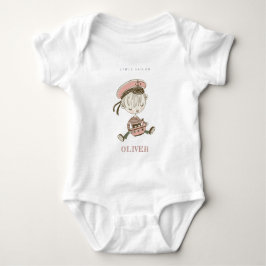 Cute Modern Rosa Girl Little Sailor Nautical T Shirt
