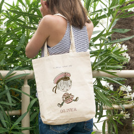 Cute Modern Rosa Girl Little Sailor Nautical Tygkasse