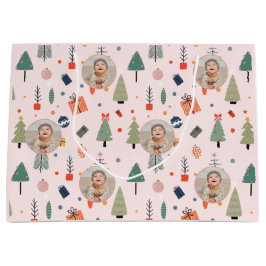 Cute Modern Rosa - roligt julfoto