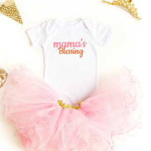 Cute Modern script Mamma bluting T Shirt