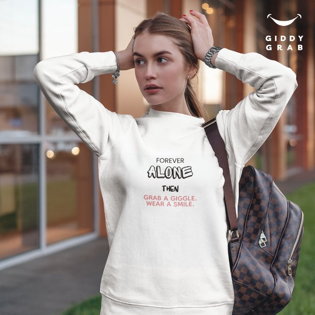 Cute Modern Typography Smile Simple White Anpassni T Shirt (Skapare uppladdad)
