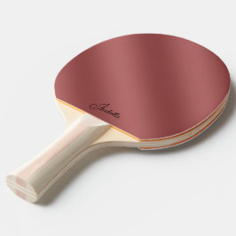 Cute Modern Watercolor-övertoning, helröd färg Pingisracket