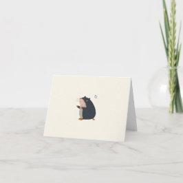 Cute Mole Greeting Card – Design for Any occasion Meddelande