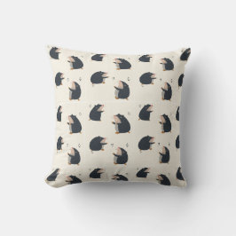 Cute Mole Throw Pillow – Design for Kid Kudde