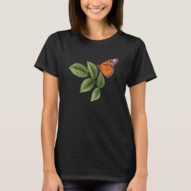 Cute Monarch Butterfly Entomology Butterfly T Shirt (Framsida)