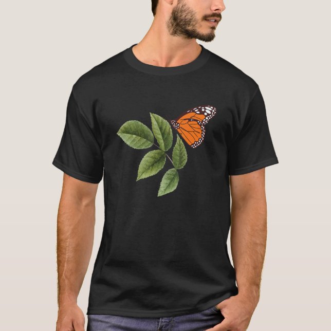 Cute Monarch Butterfly Entomology Butterfly T Shirt (Framsida)