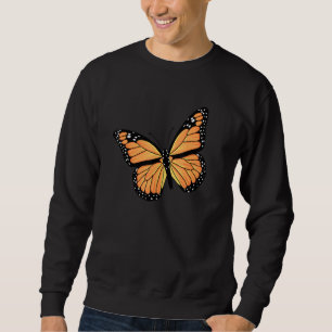 Cute Monarch Butterfly Manar Women Garden Butterfl Lång Ärmad Tröja