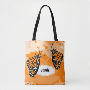 Cute Monarch Butterfly-par på Svan-anläggningen Tygkasse