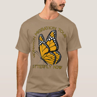 Cute Monarch Butterfly som säger Monarch Migration T Shirt
