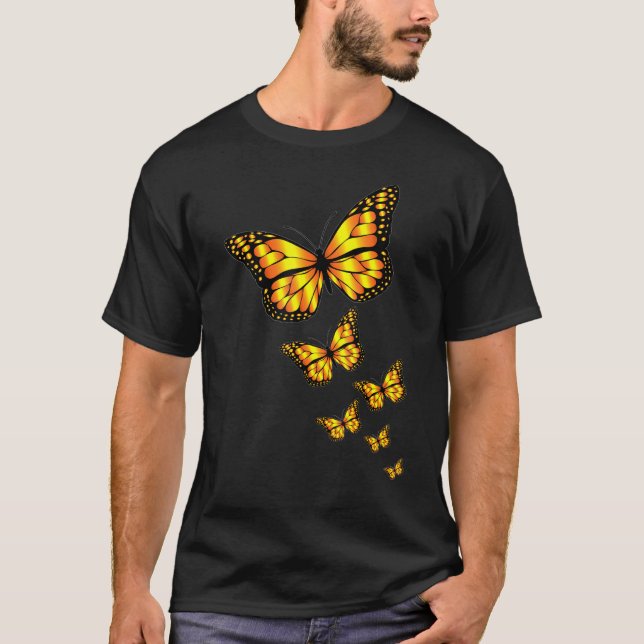 Cute Monarchs Butterflies Milkweed Monarch Butterf T Shirt (Framsida)